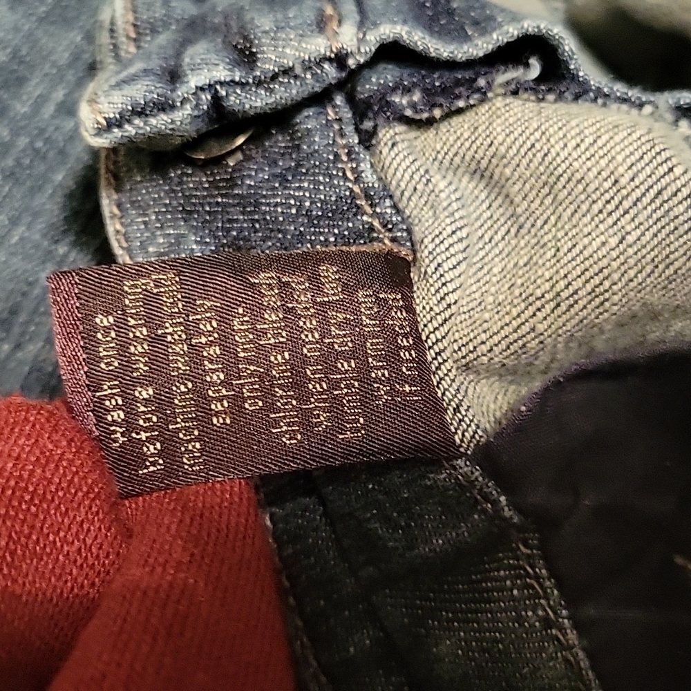 The Limited Denim 917 Trouser jean sz 8S short cotton blend medium wash wide leg - Picture 9 of 10